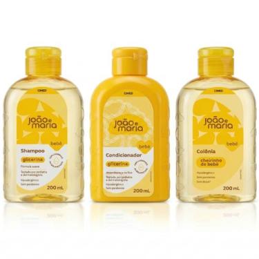 Imagem de Kit Banho de Bebê Shampoo Condicionador Colonia Joao e maria - Cimed