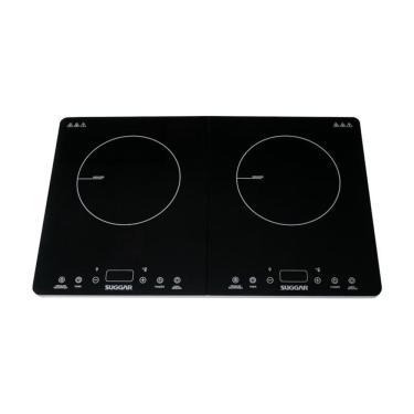 Imagem de Cooktop Portátil de Indução Suggar FG2001VC 2 Bocas Vitrocerâmico com Timer Touch Preto 110V