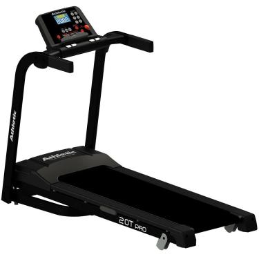 Imagem de Esteira Ergométrica Profissional 2.0T Motor 2.0W 16km-h 26 Programas Residencial Athletic 110V