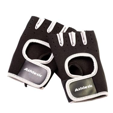 Imagem de Par de Luvas para Treino Fitness Musculação e Ciclismo em Neoprene com Dedos Curtos Athletic