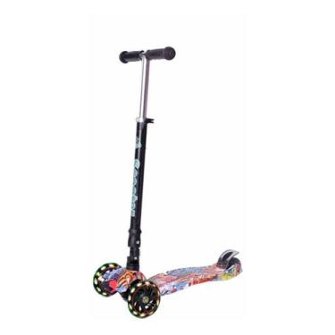 Imagem de patinete infantil 3 rodas com base scooter roda de led - NBKIDS, Nb000