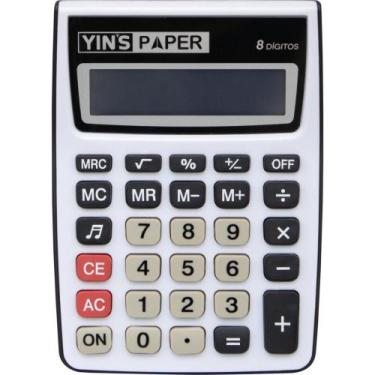 Imagem de Calculadora de Mesa 8 Digitos com Som - YINS