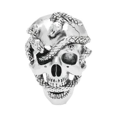 Imagem de Broche De Caveira Unissex Feminino Com Strass, Alfinete De Lapela De M