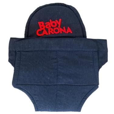 Imagem de Canguru Ergonômico de Bebê Infantil Baby Carona Macio e Ajustável Vári