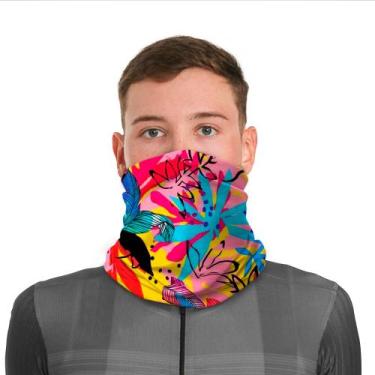 Imagem de Bandana Marcio May Funny Colorful Foliage - Márcio May Sports