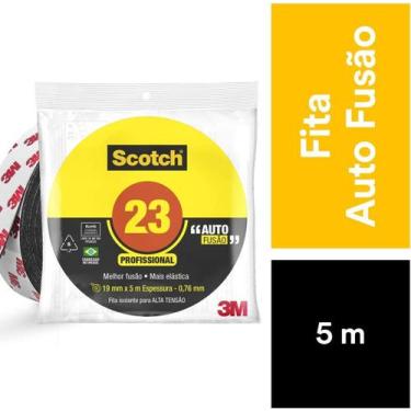 Imagem de Fita Alta Tensão/Fusão 19mm x 5m R-23 Branco 3M
