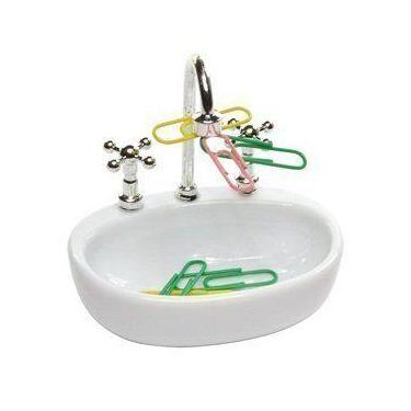 Imagem de Suporte para clipes de papel JDYYICZ ABS com base magnética e design d