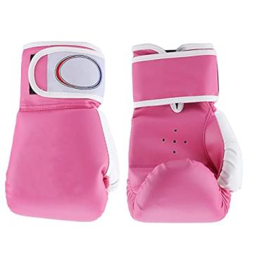 Imagem de Luvas de boxe juvenil, luvas de boxe infantil Luvas de boxe para treinamento infantil(cor de rosa)