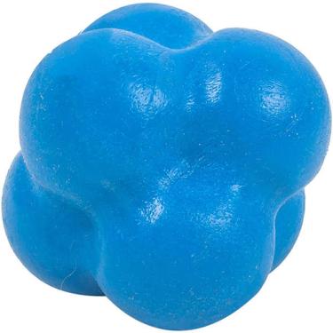 Imagem de Brinquedo Bola Maciça Átomo 6 em 1 Azul para Cães - Tam. M