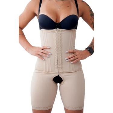 Imagem de Short Cinta Alta Modeladora Com 12 Barbatanas (M09)