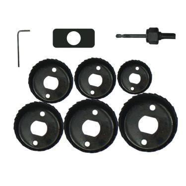 Imagem de Kit Serra Copo 9Pc Metal/ Madeira/ Plastic