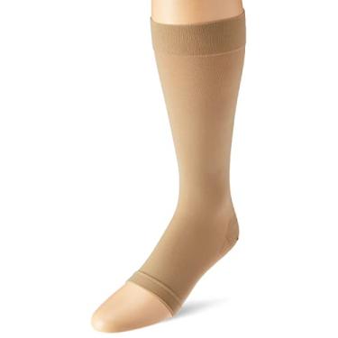 Imagem de Sigvaris Meia 3/4 Select Comfort 20-30 Mm Ponteira Aberta Normal Natural Gg
