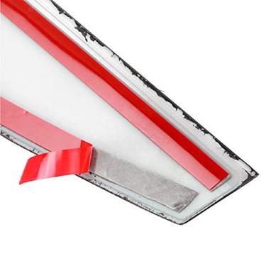 Imagem de Console central em ambos os lados, confiabilidade máxima durabilidade adesivo de fibra de carbono, para carro Benz classe A W177 2019-2020 decoração de substituição(Padrão de carvalho)