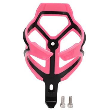 Imagem de suporte para copos de bebida para bicicletas de estrada,Gaiola para garrafa de água de bicicleta, mountain bikes, design de retenção seguro, ótima acessibilidade, instalação rápida e fácil(PINK)