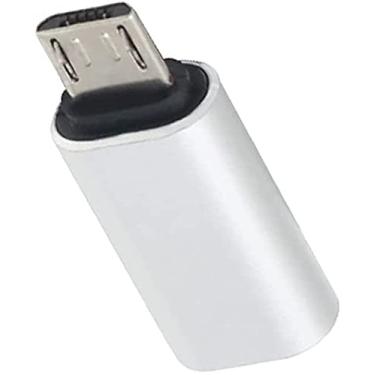 Imagem de Adaptador tipo C para Micro USB Conversor macho para fêmea Adaptador USB C para Micro USB OTG para celular Android Carregamento Transferência de dados Moda Processada