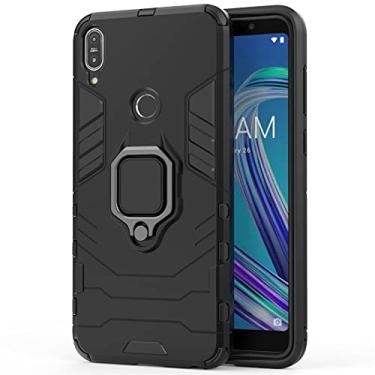 Imagem de For Asus Zenfone Max Pro (M1) ZB601KL Shockproof PC + TPU Protective Case with Magnetic Ring Holder