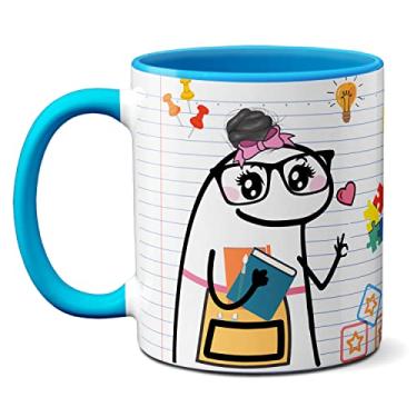 Imagem de Caneca Feliz Dia Professores Educação Infantil (Azul)