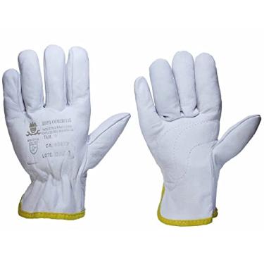 Imagem de Luva De Vaqueta Petroleira Reforçada EPI Soldador Segurança