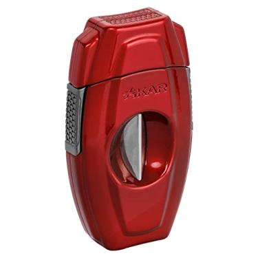 Imagem de Cortador de charuto com corte em V Xikar VX2, vermelho Daytona