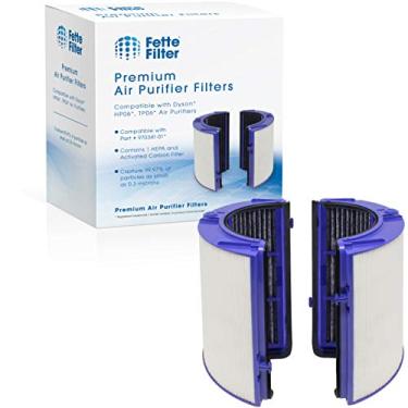 Imagem de Fette Filter - Substituição de filtro de purificador de ar premium compatível com Dyson HP06, TP06, PH01, PH02, (número da peça: 970341-01) para purificadores de ventilador de torre Dyson Pure Cool/Hot / Umidify CRYPTOMIC (1 unidade)