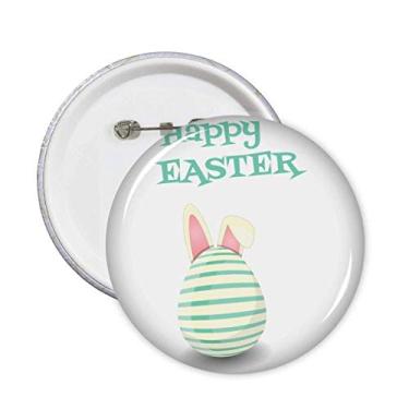 Imagem de Broche de faixa de ovo Happy Easter Religiion Festival 5 peças