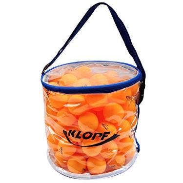 Imagem de Bola para Tênis de Mesa Klopf 2 Estrelas Laranja (100 Peças)