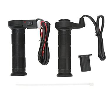 Imagem de Diydeg Pegadores elétricos quentes, 1 par de 22 mm 22 mm 7/8 polegadas universal para motocicletas aquecidas a quente, punhos de guidão aquecidos à prova d'água 12 V para motocicleta, bicicleta, quadriciclo