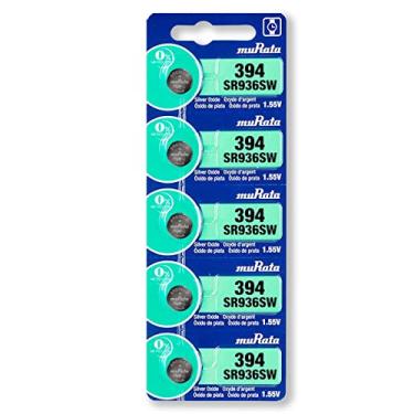 Imagem de Bateria 394 Murata Pilha Relogio Sr936sw 5 unidades
