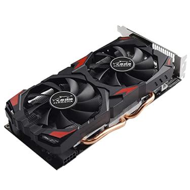 Imagem de Placa de vídeo, RX580 Gaming Graphics Card 8GB/GDDR5/256bit Memória 1257/1340MHz Core Frequency 2 Cooling Fans Design 3*DP+HDPorts