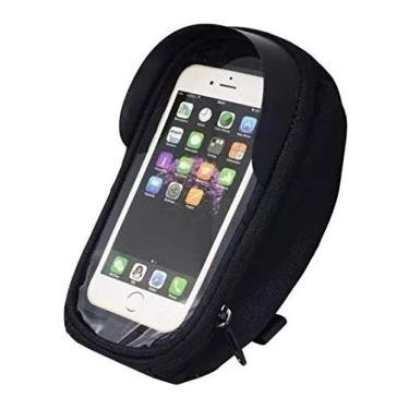 Imagem de Bolsa Porta Celular Smartphone E Porta Treco Guidão De Bike