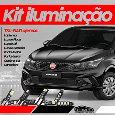 Imagem de Kit Iluminação Lâmpadas Led e Canceller FIAT Argo e Cronos 2018 acima - TKL-FIAT1