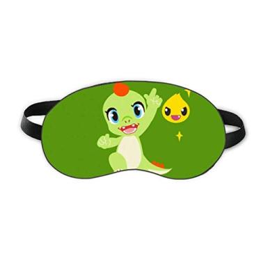 Imagem de Dinosaur Kingdom Love You Sleep Eye Shield Capa de sombra macia para noite