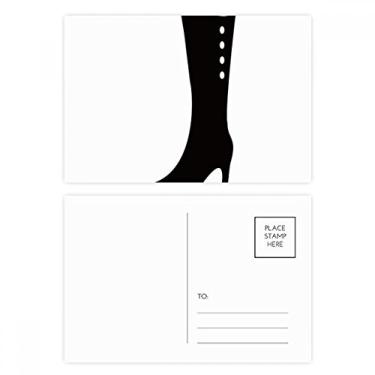 Imagem de Simple Graphics — Conjunto de cartões postais pretos para cartões postais de aniversário