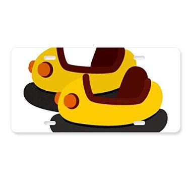 Imagem de DIYthinker Para-choque, carro, ilustração, carro, placa de carro, decoração de carro, acessório de aço inoxidável