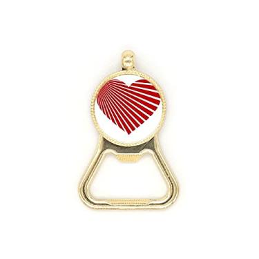 Imagem de Chaveiro de aço inoxidável em formato de coração vermelho para o Dia dos Namorados