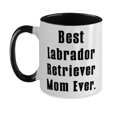 Imagem de Presente sarcástico Labrador Retriever para cães, melhor labrador retriever mãe de todos os tempos, caneca de 325 ml da Pet Lovers