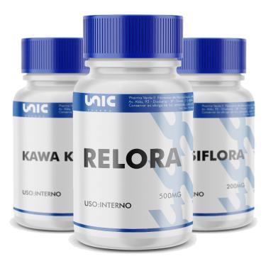 Imagem de KIT ESTRESSE - RELORA + KAWA-KAWA + PASSIFLORA