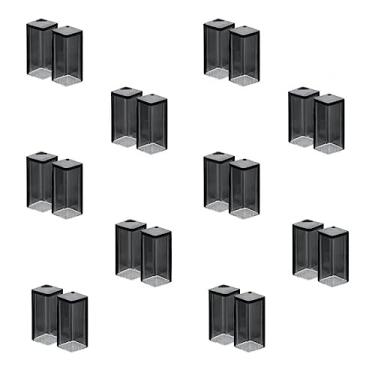 Imagem de Kit 10 Saleiros e Paliteiros Em Plástico Preto 1407-JAGUAR