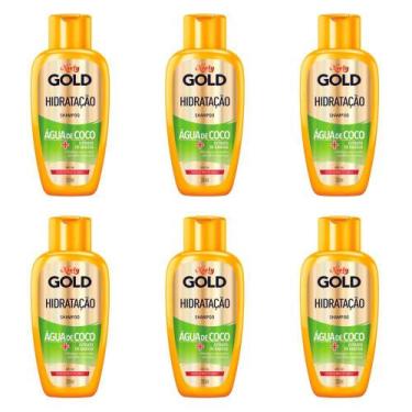 Imagem de Niely Gold Shampoo Água Coco 300ml (Kit C/06)