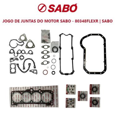 Imagem de Jogo Completo Junta Motor Sabó Ford Verona GL AP 1.8 L 8V 1995 A 1996