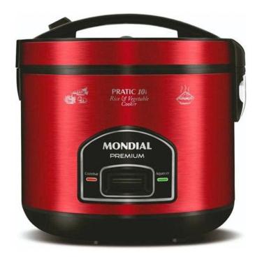 Imagem de Panela De Arroz Mondial 700W PE-46-10X 110V Vermelha