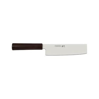 Imagem de Faca 7" Nakiri Tramontina Sushi Silver em Aço Inox - Marrom