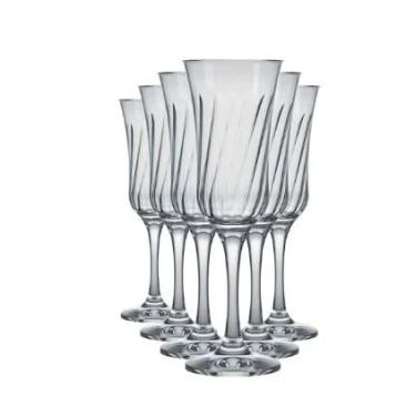 Imagem de Jogo de Taças para Espumante Nadir Lírio 195ml com 6 peças