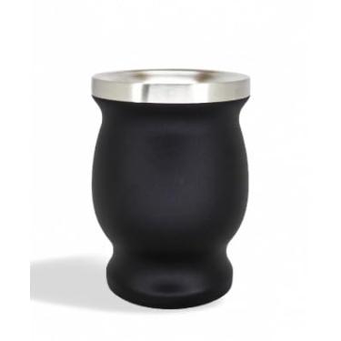 Imagem de Copo cuia térmica 240ml P/Tererê e Chimarrão (PRETO)