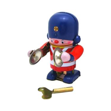 Imagem de kowaku Enfeite de brinquedo robô de corda, antigo, crianças, adultos, novidade, vintage, folha de flandres, relógio para memórias, surpresa, aniversário