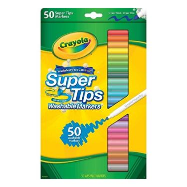 Imagem de Crayola Super Tips Washable Markers-50/Pkg - Styles May Vary