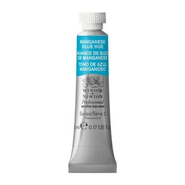Imagem de Winsor & Newton Aquarela profissional, tubo de 5 ml (4,8 g), matiz azul manganês
