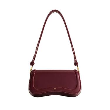 Imagem de Bolsa de ombro JW PEI Joy feminina, Clarete profundo, Small