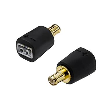 Imagem de okcsc Adaptadores para Audio Technica ATH-LS70IS macho para cabo de 2 pinos, compatível com fones de ouvido ATH-LS200IS CKRS90Is HDC213A/1.2 CKS1100IS, qualidade de som sem perdas, um par de conversor