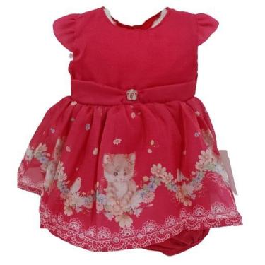 Imagem de Macacão Luxo Bebê Menina Estampa Paraiso Banho de Sol 13909-Feminino